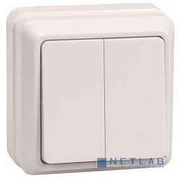 IEK EVO20-K33-10-DC ВС20-2-0-ОКм Выключатель 2кл 10А откр.уст. ОКТАВА (кремовый)