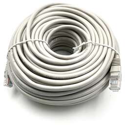 BURO Патч-корд UTP-5E-30M-G-LSZH 1Гбит/с UTP 4 пары cat.5E 30м серый RJ-45 (m)-RJ-45 (m)