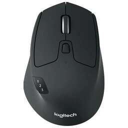 LOGITECH Мышь M720 Triathlon черный оптическая 1000dpi беспров. BT/Radio USB 6but (910-004794)