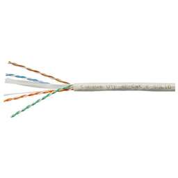 CABEUS Кабель UTP-4P-CAT.6-SOLID-LSZH-GY кат.6 U/UTP 4 пары LSZH внутренний 305м серый