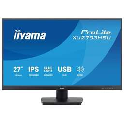 IIYAMA Монитор 27" ProLite XU2793HSU-B7 черный IPS LED 16:9 HDMI M/M матовая 300cd 178гр/178гр 1920x1080 100Hz DP FHD USB 3.8кг