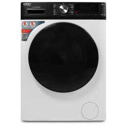 KRAFT Стиральная машина TCH-HDD8587SW, с фронтальной загрузкой, с паром, 8кг, 1400об/мин, с сушкой, инверторная