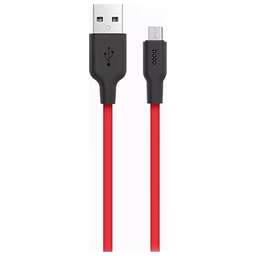 HOCO (6957531071396) X21 USB (m)-microUSB (m) 1.0м - черный/красный