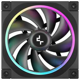 DEEPCOOL Вентилятор для корпуса FL12 (120mm, 2150rpm, 55 CFM, 32 дБ, PWM 4-pin, ARGB, black) (R-FL12-BKAPN1-G)