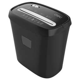 DELI Шредер Shred capacity: 8 sheets (A4 80g);