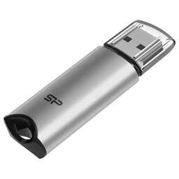 SILICON POWER Флешка USB Marvel M02 128ГБ, USB3.0, серебристый [sp128gbuf3m02v1s]