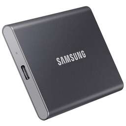 Samsung T7 Внешний SSD, USB 3.2, Type C, 2Tb, цвет - серый