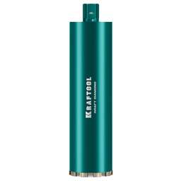 KRAFTOOL DIAMOND 122 мм (450 мм, 1 1/4″, лазерная сварка, сухое сверление с микроударом), алмазная коронка по железобетону (29825-122)