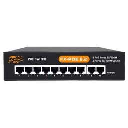 FOX Коммутатор FX-POE8.2, неуправляемый