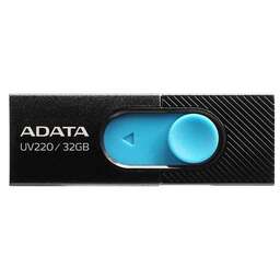 A-DATA 32GB UV220 черный/голубой USB2.0 (AUV220-32G-RBKBL)