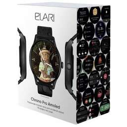 ELARI Смарт-часы Chrono Pro, 1.43", черный/черный [kp-n2-black]