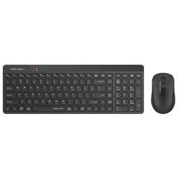 A4TECH Клавиатура + мышь Fstyler FG2300 Air2 клав:черный мышь:черный USB беспроводная slim (FG2300 AIR2 BLACK)