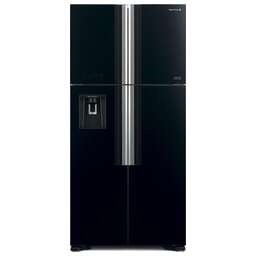 HITACHI Холодильник R-W660PUC7X GBK 2-хкамерн. черный глянц. инвертер