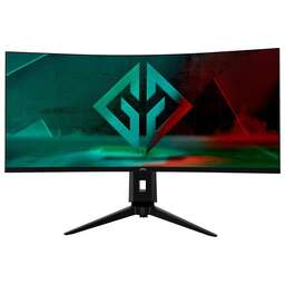 GMNG Монитор 34" Gaming GM-34C11W черный VA LED 2ms 21:9 HDMI M/M матовая HAS Piv 4000:1 300cd 178гр/178гр 3440x1440 165Hz G-Sync FreeSync DP 2K 8.57кг