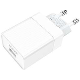 BOROFONE (6931474728302) BA47A Mighty 1USB QC3.0 set MIcroUSB белый