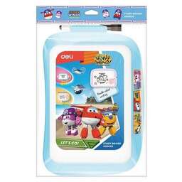 DELI Доска магнитно-маркерная Super Wings EH50002 синий 20.5x28.6см