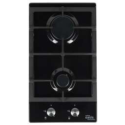 OASIS Газовая варочная панель P-MEBD, 2 конфорки, эмаль, черный