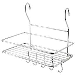 POMIDORO POMI D'ORO P280039 Railing Полка на рейлинг прямоугольная с крючками