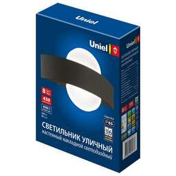 UNIEL ULU-S33A-8W/4000K IP65 BLACK