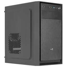 AEROCOOL Корпус mATX CS-104-S-BK-v1, Mini-Tower, без БП, черный [accs-pc12014.11]