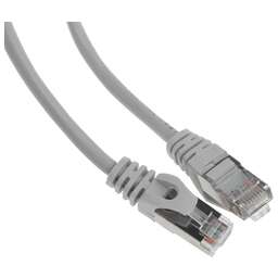 PREMIER Патч-корд PP22-1M 1000Гбит/с FTP 4 пары cat.5E CCA molded 1м серый RJ-45 (m)-RJ-45 (m)