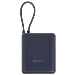 XIAOMI Внешний аккумулятор со встроенным кабелем 33W Power Bank 10000mAh (Integrated Cable) синий