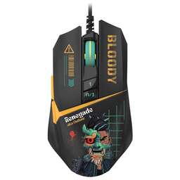 A4TECH Мышь Bloody W63 Max Renegade черный/рисунок оптическая 12000dpi USB (W63 MAX)