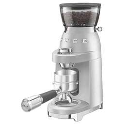 SMEG Кофемолка CGF02SSEU, серебристый