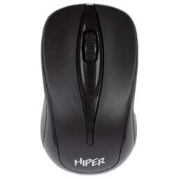 HIPER Мышь беспроводная HOMW-061 /1000 dpi/оптический/3 кнопки/USB-приемник/2,4 ГГц/батарея 2хААА/черный (HOMW-061)