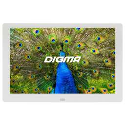 DIGMA Фоторамка 10.1" PF-1043 1280x800 белый пластик ПДУ Видео