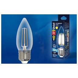 UNIEL (UL-00005166) LED-C35-11W/3000K/E27/CL PLS02WH