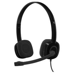 LOGITECH Гарнитура Headset H151 Stereo black (1 x 3.5мм, кабель 1.8м) (981-000587)