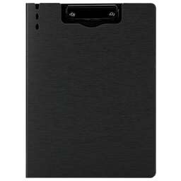 DELI Папка-планшет 64513DK-GREY A4 полипропилен вспененный темно-серый с крышкой