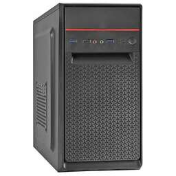 Exegate EX268689RUS Корпус MiniITX MI-207 Black, miniITX/mATX, M350, 80mm, 2*USB, Audio