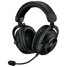 LOGITECH Гарнитура игровая G Pro X 2 Lightspeed, для компьютера, накладные, Bluetooth/3,5 мм, черный [981-001263]