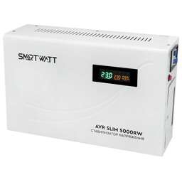 SMARTWATT Стабилизатор напряжения AVR Slim 5000RW 5000ВА белый