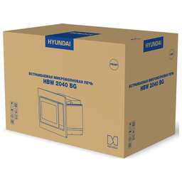 HYUNDAI Микроволновая печь HBW 2040 BG 20л. 800Вт черный (встраиваемая)