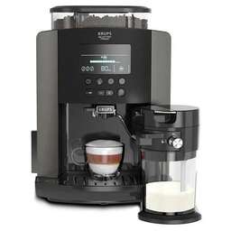 KRUPS Кофемашина Arabica Latte EA819E10, черный/коричневый