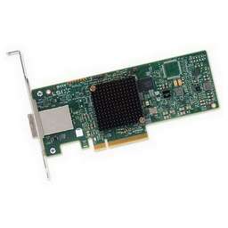 BROADCOM HBA-адаптер 9300-8E SGL (LSI00343 / H5-25460-00 / H3-25460-00H) PCIe 3.0 x8 LP, SAS/SATA 12G HBA, 8port(2*ext SFF8644), 3008 IOC RTL {5}