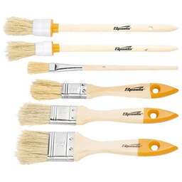 SPARTA Набор кистей, 6 шт, плоские 3/4, 1, 1/5"; круглые №1, №2, №4 841145