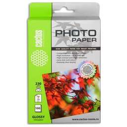 CACTUS CS-GA6230100 - глянцевая - 10x15/230г/м2/100л./