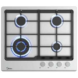MIDEA Газовая варочная панель MG693TX, нержавеющая сталь, серый