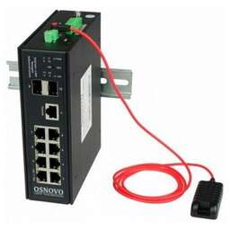 OSNOVO Коммутатор SW-80802/I(Port 90W, 300W) 8x1Гбит/с 2SFP 8PoE 200W неуправляемый