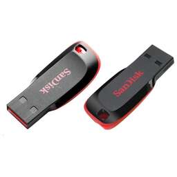 SANDISK 8GB Cruzer Blade черный/красный USB2.0 (SDCZ50-008G-B35)