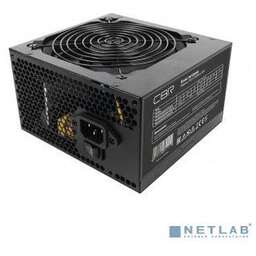 CBR Блок Питания ATX 600W 80+ Bronze, APFC, 0.6mm, 20+4pin, 1*8-pin(4+4P), 2*6+2pin, 6*SATA, 4*IDE, 12cm fan, 1.5м кабель питания, черный [PSU-ATX600-