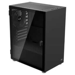 AEROCOOL Корпус mATX CS-111, Mini-Tower, без БП, черный [cs-111-g-bk-v1]