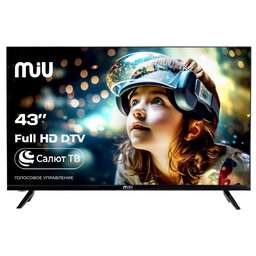 MIU H43SLT101SV SMART TV безрамочный