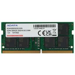 A-DATA Память DDR4 32Gb 3200MHz AD4S320032G22-SGN RTL PC4-25600 CL22 SO-DIMM 260-pin 1.2В single rank Ret
