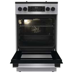 GORENJE Газовая плита GK5C60SJ, электрическая духовка, без крышки, сталь, серый