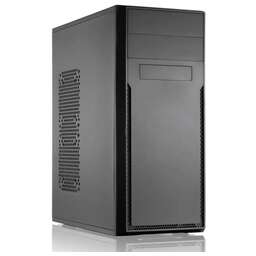 FOXLINE Корпус ATX FL-302-FZ450, Midi-Tower, 450Вт, черный